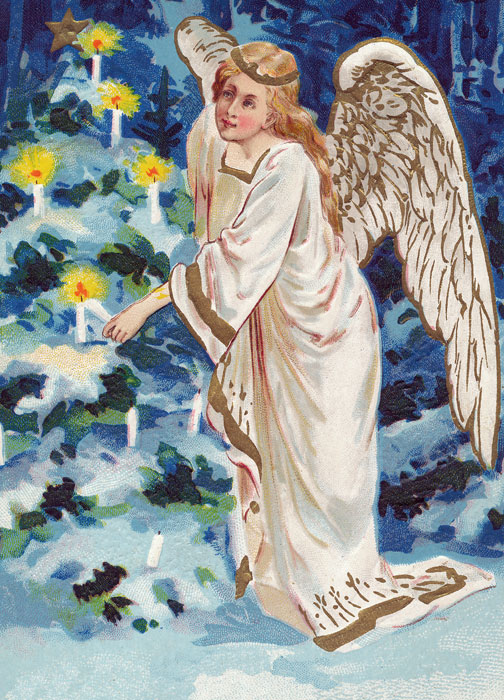 Traditional Boxed Christmas Greeting Cards: Angel