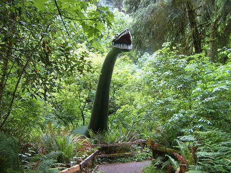 Dinosaur Statue for the Garden or Home? Your yard can be anything that your imagination can create.